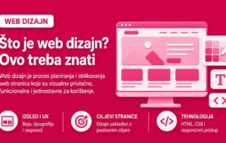 Što je web dizajn? Ovo treba znati!