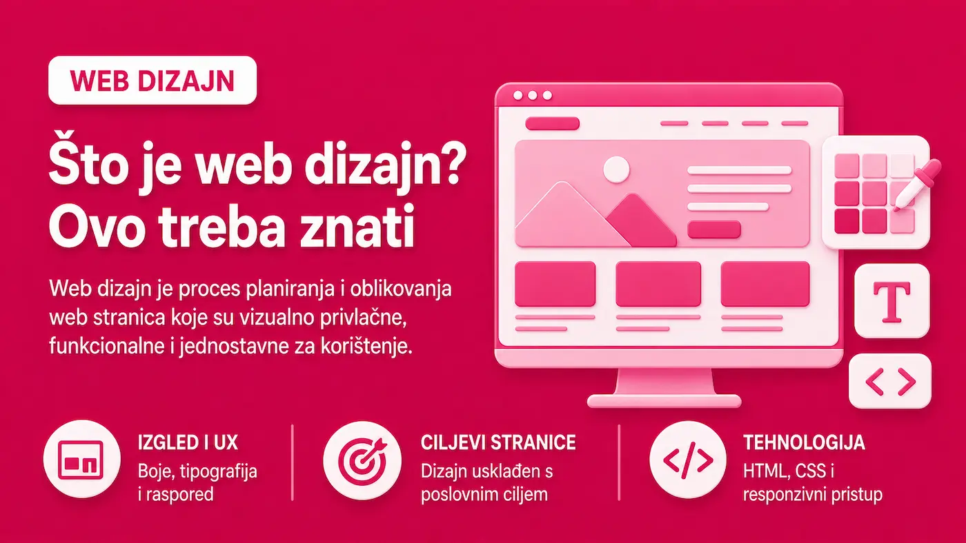 Što je web dizajn? Ovo treba znati!