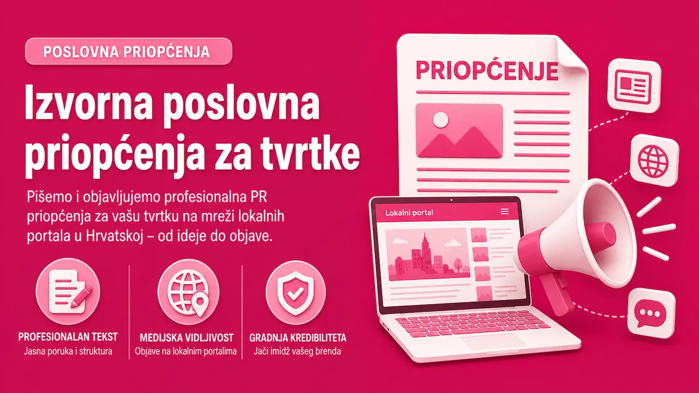 Izvorna poslovna priopćenja za tvrtke | GIA usluga