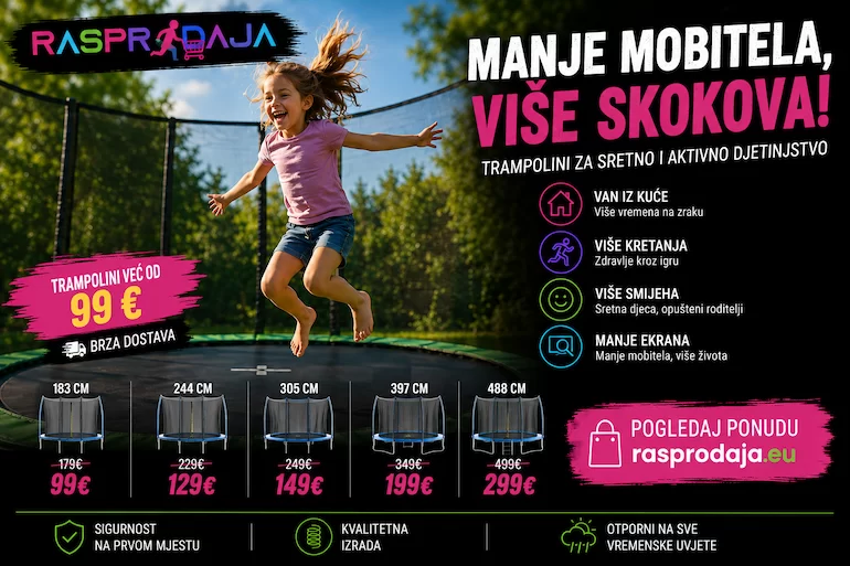 Oglašavali smo kampanju Maknite djecu s mobitela na mreži od 130 lokalnih portala