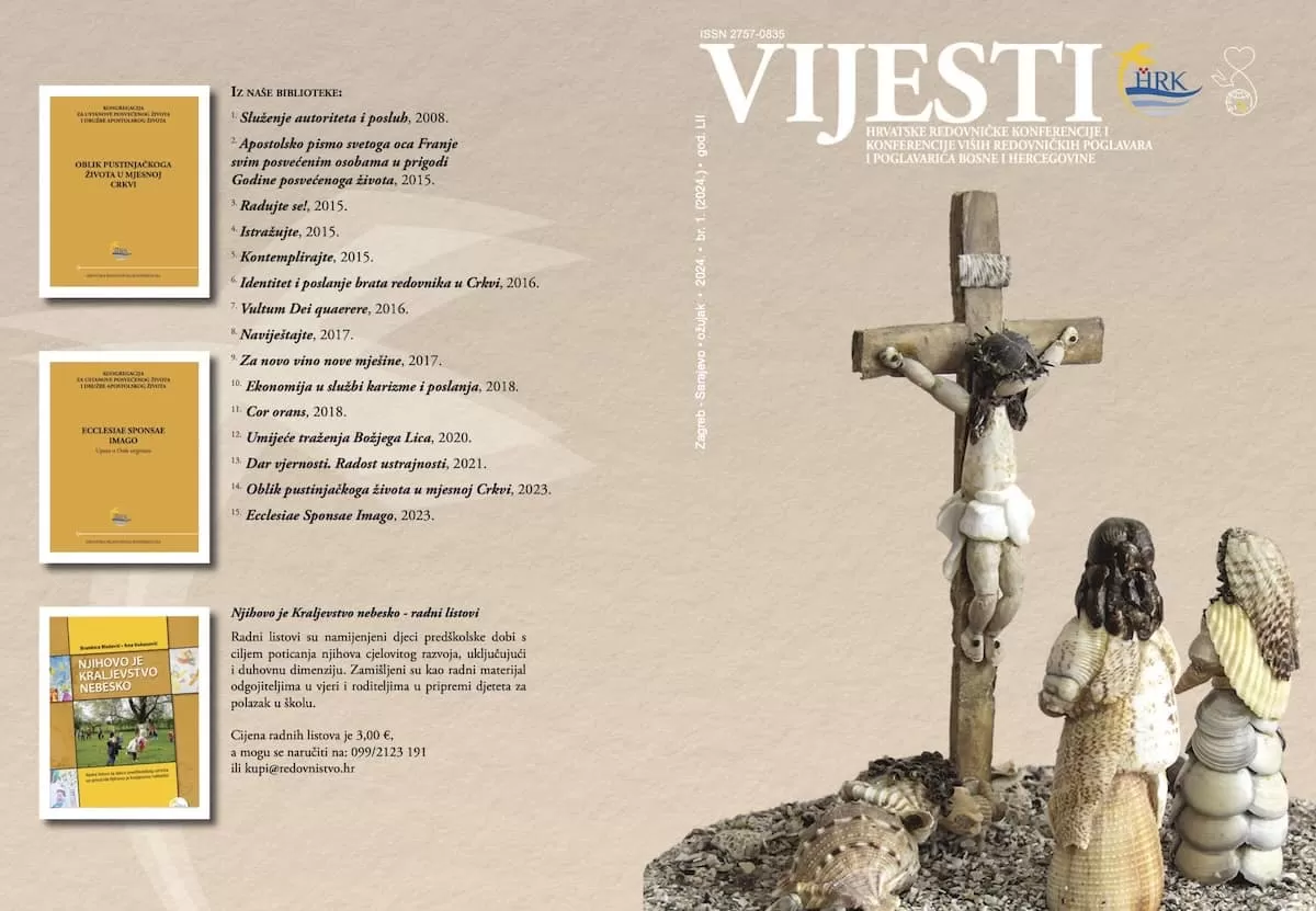 Naslovnica časopisa "Vijesti" Hrvatske redovničke konferencije