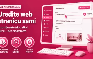 Prilagođeno admin sučelje za samostalno uređivanje sadržaja web stranice