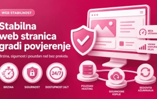 Tehnička stabilnost web stranice kao temelj povjerenja korisnika
