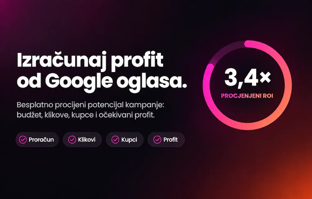 Prije nego uložite u Google Ads, provjerite okvirnu isplativost