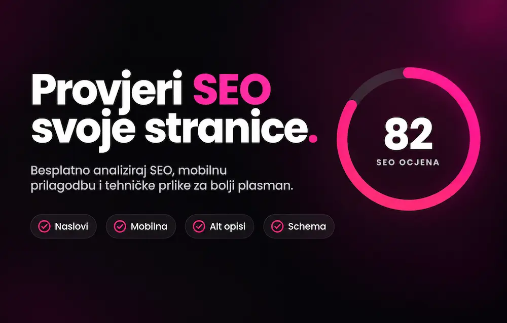 Provjerite SEO svoje web stranice